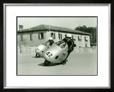NSU GP Motorcycle Framed Giclee Print by Giovanni Perrone