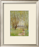 Woman Under the Willows Posters by Claude Monet