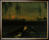 Evening Landscape II Framed Giclee Print by Vincent van Gogh