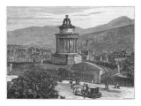 Robert Burns Monument to Scotland's National Poet at Calton Hill, Edinburgh Giclee Print