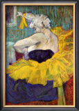 The Lady Clown Cha-U-Kao Framed Giclee Print by Henri de Toulouse-Lautrec