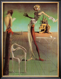 Woman with a Head of Roses Prints by Salvador Dalí