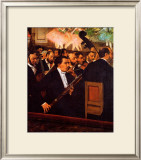 Orchestra at the Opera Framed Giclee Print by Edgar Degas