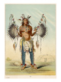 Medicine Man of the Mandan Tribe Giclee Print