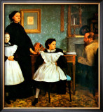The Bellelli Family Framed Giclee Print by Edgar Degas