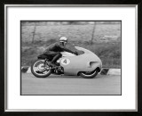 Guzzi GP Motorcycle Framed Giclee Print by Giovanni Perrone