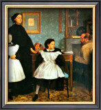 The Bellelli Family Framed Giclee Print by Edgar Degas