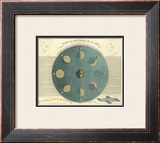 Phases of the Moon, c.1850 Framed Giclee Print by E. Soulier