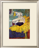 The Lady Clown Cha-U-Kao Framed Giclee Print by Henri de Toulouse-Lautrec