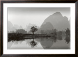 Receding Peaks, Guanxi Prints by Chris Honeysett