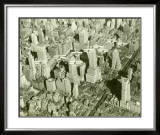 New York City, Skyline and Biplanes Framed Giclee Print