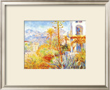 Villas at Bordighera Framed Giclee Print by Claude Monet