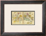 The Constellations in October - March, c.1835 Framed Giclee Print by Elijah H. Burritt