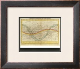 Celestial Planisphere, or Map of the Heavens, c.1835 Framed Giclee Print by Elijah H. Burritt