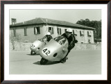 NSU GP Motorcycle Framed Giclee Print by Giovanni Perrone