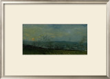 Sunset at Montmartre Framed Giclee Print by Vincent van Gogh
