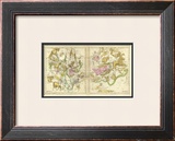The Constellations in April - September, c.1835 Framed Giclee Print by Elijah H. Burritt