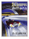 Le Mans 24Hr Race Poster Giclee-vedos Le Mans 24Hr Race Poster Giclee-vedos
