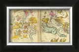 The Constellations in October - March, c.1835 Framed Giclee Print by Elijah H. Burritt