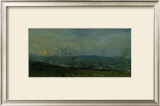 Sunset at Montmartre Framed Giclee Print by Vincent van Gogh