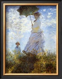Madame Monet and Her Son Poster by Claude Monet