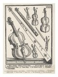 Old String Instruments Giclee Print