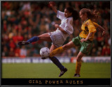 Girl Power Rules Soccer Art