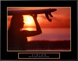 Vision: Female Surfer Print Vision: Female Surfer Print