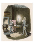 Scrooge and Marley Ghost Giclee Print