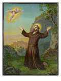 Saint Francis of Assisi - Receiving the Stigmata Giclee Print