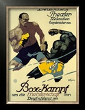 Box-Kampf Framed Giclee Print by Julius Ussy Engelhard