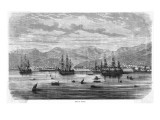 The Mediterranean Harbour and Naval Base of Toulon, Seen from the Sea Giclee Print