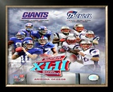 Super Bowl XLII Giants vs. Patriots Framed Photographic Print