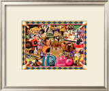 Spare Time Bowling Framed Giclee Print by Kate Ward Thacker