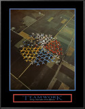 Teamwork: Skydivers Art