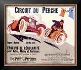 Circuit du Perche Framed Giclee Print by T. J. Bridge