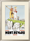 Mont Revard, Tennis and Golf Framed Giclee Print by Paul Ordner