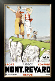Mont Revard, Tennis and Golf Framed Giclee Print by Paul Ordner