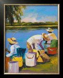 Fishing I Posters by Jane Slivka