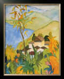 Village Above the Lake Poster by Hermann Hesse