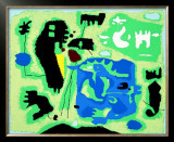 Komposition in Grun, c.1954 Poster by Willi Baumeister