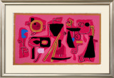 Roter Fries, c.1954 Posters by Willi Baumeister