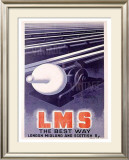 LMS Framed Giclee Print by Adolphe Mouron Cassandre