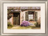 Green Doorway Provence Art by Michael Duvoisin