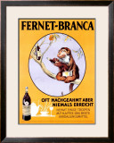 Fernet Branca Framed Giclee Print by Aldo Mazza