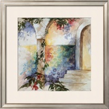 Cloistered Portico Print by Mayte Parsons