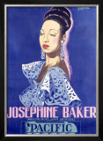 Josephine Baker, Pacific Framed Giclee Print by Guy-Gerard Noel