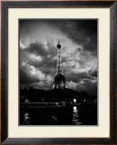 Nuit Orageuse au Tour Eiffel Art by H. Jennings Sheffield