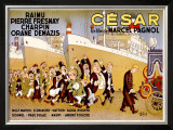 Cesar Framed Giclee Print by Albert Dubout