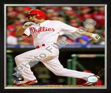 Shane Victorino Game 5 of the 2008 MLB World Series Framed Photographic Print